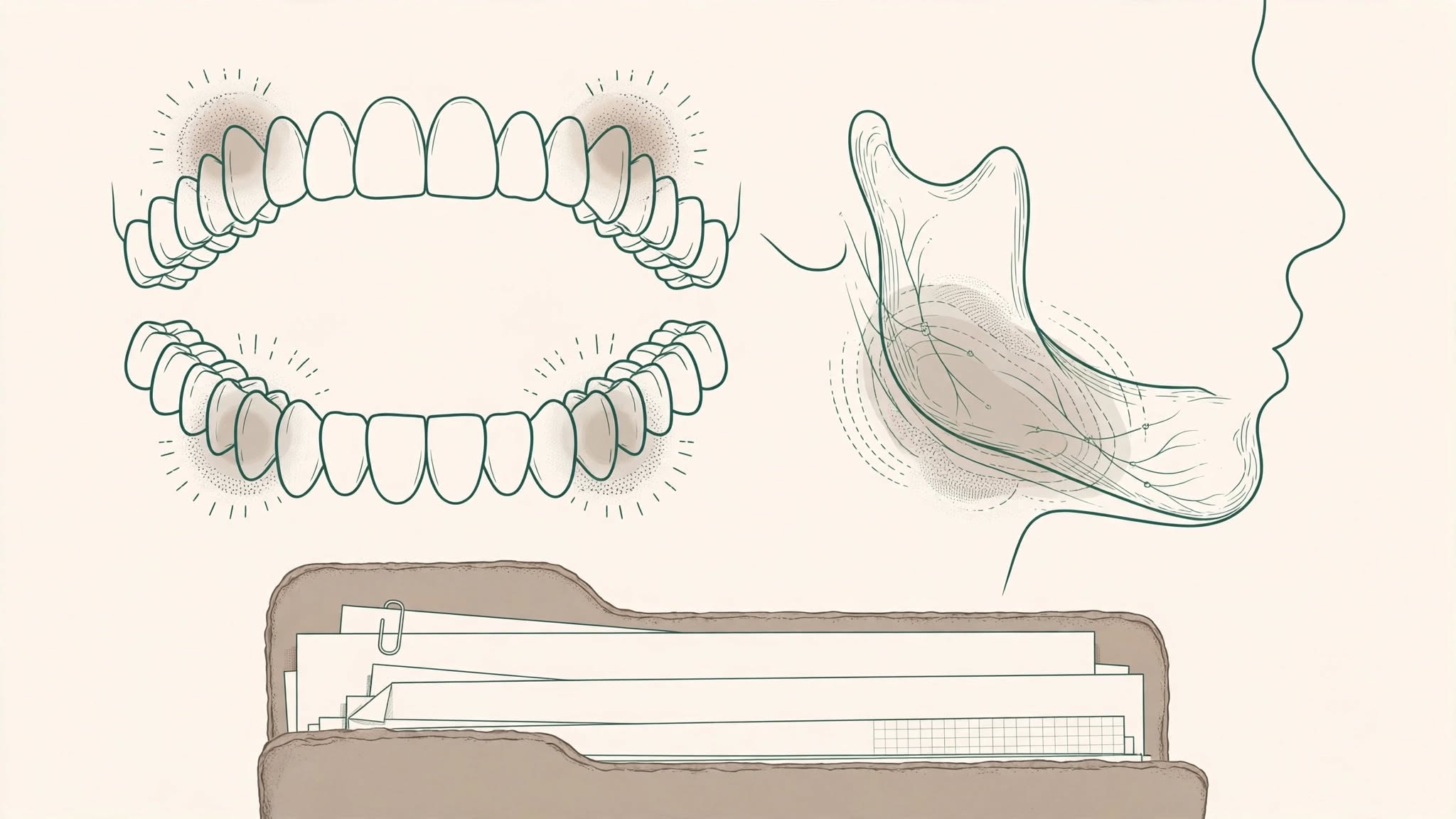 Dental pain and swelling findings organized for urgent evaluation